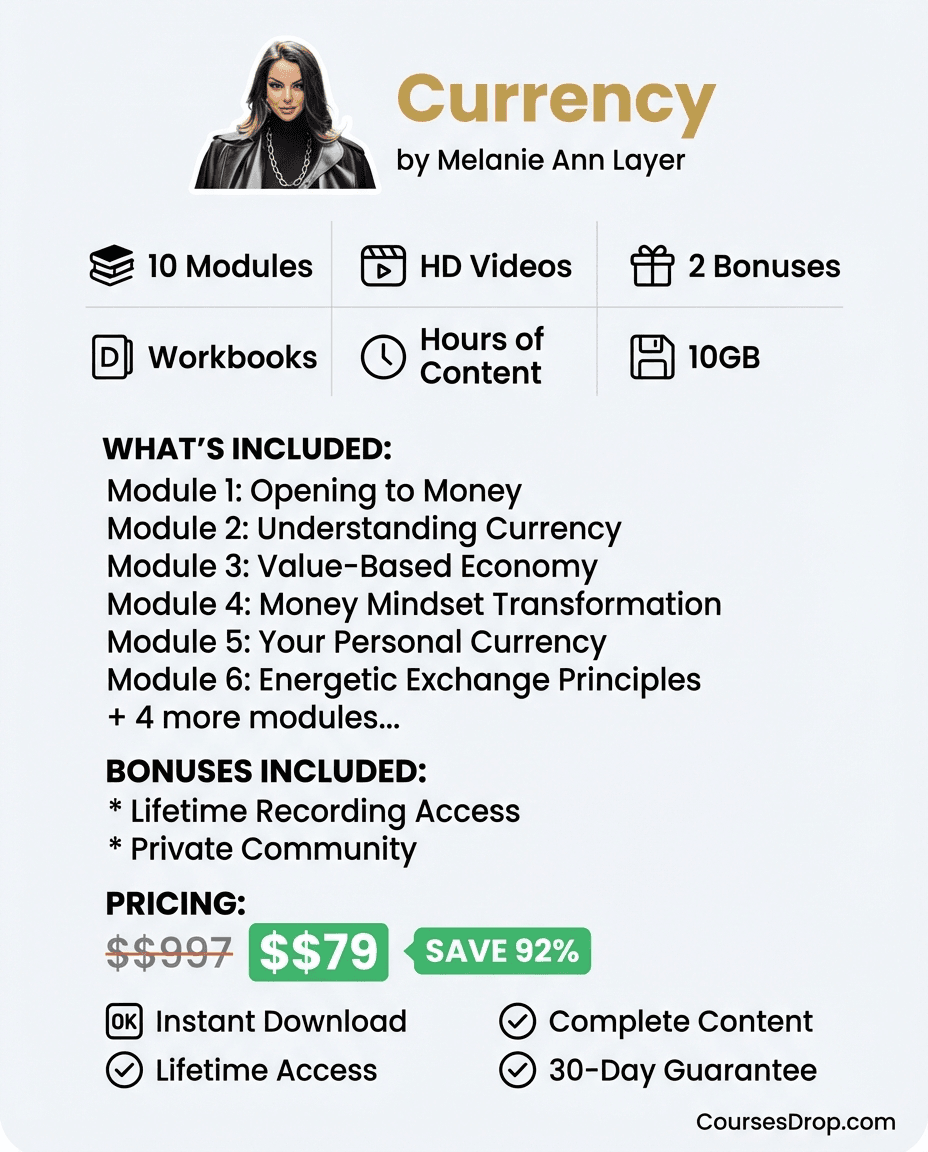 Currency infographic